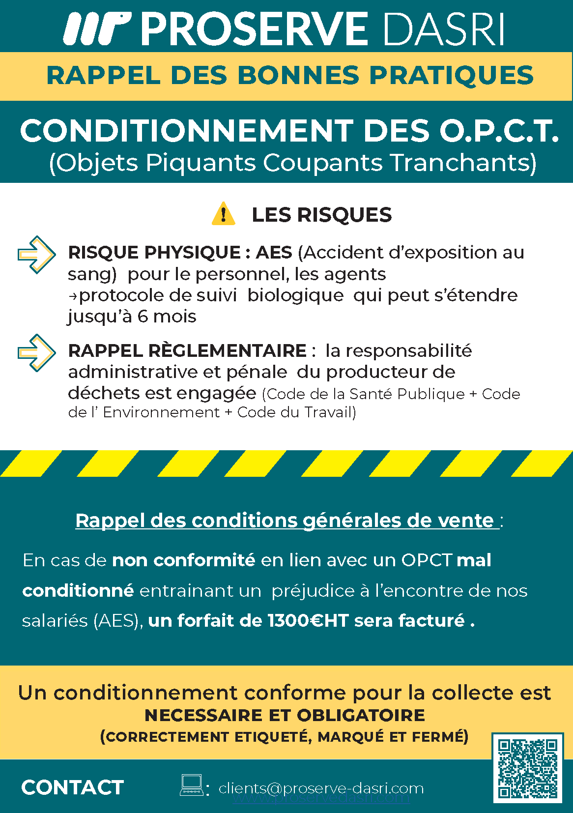 OPCT : bien les conditionner, c’est protéger toute la chaîne
